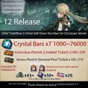 Girls Frontline 2: Exilium [NA][Sunborn]🔥 Crystal Stripe ×110k~130k