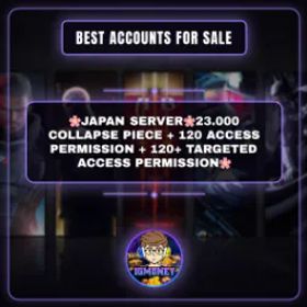 Girls Frontline 2: Exilium 🌸JAPAN SERVER🌸23.000 COLLAPSE PIECE + 120 ACCESS PERMISSION + 120+ TARGETED ACCESS PERMISSION🌸