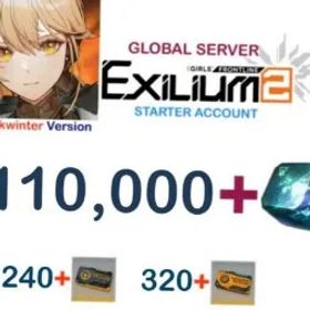 Girls Frontline 2: Exilium 💎 110K+ DIAMONDS 🎫 240+ TICKETS 💥 320+ EVENT TICKETS