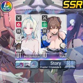 Chaos Zero Nightmare [LV11] GLOBAL| Heidemarie + Yuki | Selective Rescue Untouch |Starter account