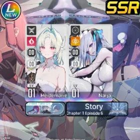 Chaos Zero Nightmare [LV10] GLOBAL| Heidemarie + Narja +Selective Rescue Untouch |Starter account