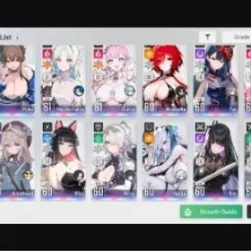 Chaos Zero Nightmare Asia - Lv59 - 32/36 Units - E6 Heidemarie - E6 Diana - Arabella - 110 Pulls