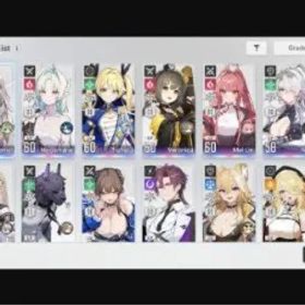 Chaos Zero Nightmare Global - Lvl 55 - M3 Sereniel + Sig - Heidemarie + Sig - 14 SSR - Well Built