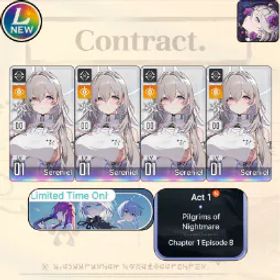 Chaos Zero Nightmare [LV10] Asia | Sereniel x4 | Sereniel E3 |Selective Rescue Untouch |Starter account