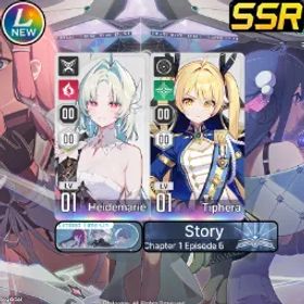 Chaos Zero Nightmare [LV10] GLOBAL| Heidemarie + Tiphera +Selective Rescue Untouch |Starter account