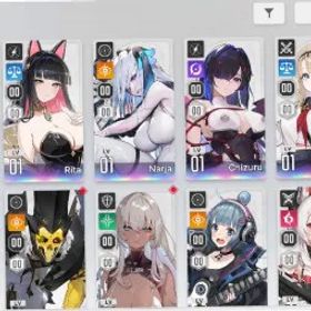 Chaos Zero Nightmare ⭐ LVL 6 🦸 CHIZURU,HARU,NARJA,DIANA,RITA 🃏 5 STAR CARDS X2