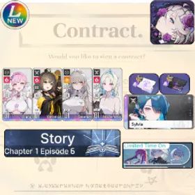 Chaos Zero Nightmare [LV10] GLOBAL| Diana + Veronica + Sereniel + Heidemarie + Partner Sylvia (Sign) |SelectiveRescueUntouch |Starter account