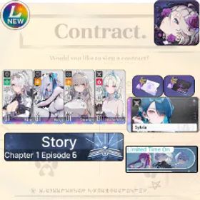 Chaos Zero Nightmare [Lv10] GLOBAL| Nine + Narja + Sereniel + Heidemarie + Partner Sylvia (Sign) |SelectiveRescueUntouch |Starter account