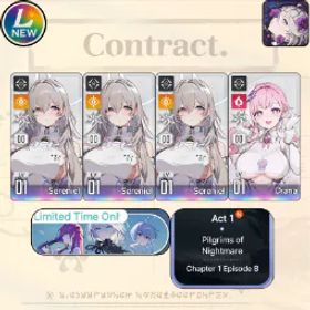 Chaos Zero Nightmare [LV10] GLOBAL| Sereniel x3 + Diana | Sereniel E2 + Diana |Selective Rescue Untouch |Starter account