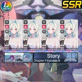 Chaos Zero Nightmare [LV11] GLOBAL| Heidemarie X4 | Heidemarie+Heidemarie+Heidemarie+Heidemarie | Selective Rescue Untouch |Starter account