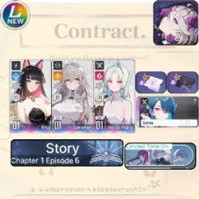 Chaos Zero Nightmare [LV10] GLOBAL| Rita + Sereniel + Heidemarie + Partner Sylvia (Sign) |Selective Rescue Untouch |Starter account