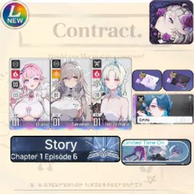 Chaos Zero Nightmare [LV10] GLOBAL| Diana + Sereniel + Heidemarie + Partner Sylvia (Sign) |Selective Rescue Untouch |Starter account
