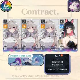 Chaos Zero Nightmare [LV10] GLOBAL| Sereniel x3 + Rita | Sereniel E2 + Rita |Selective Rescue Untouch |Starter account