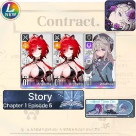 Chaos Zero Nightmare GLOBAL| Adelheid + Arabella X2 | Adelheid + Arabella + Arabella |SelectiveRescueUntouch |Starter account