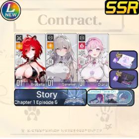 Chaos Zero Nightmare [LV10] GLOBAL| Arabella + Sereniel + Diana | Sereniel + Diana + Arabella |SelectiveRescueUntouch |Starter account