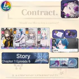 Chaos Zero Nightmare [LV10] GLOBAL| Narja + Veronica + Sereniel + Heidemarie + Partner Sylvia (Sign) |SelectiveRescueUntouch |Starter account