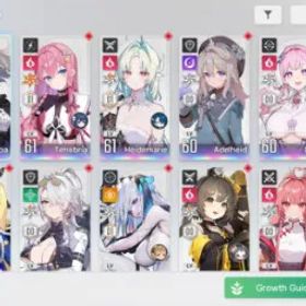 Chaos Zero Nightmare 🌍 GLOBAL SERVER ⚔️🔥 E6S1 Tenebra + E2R1 Haidamari + E0S1 Fei | Multiple 5★ Characters | High Value Account