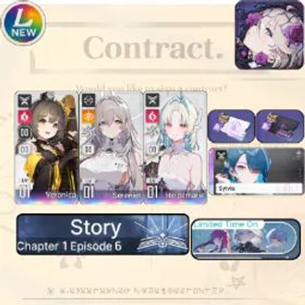 Chaos Zero Nightmare [LV10] GLOBAL| Veronica + Sereniel + Heidemarie + Partner Sylvia (Sign) |SelectiveRescueUntouch |Starter account