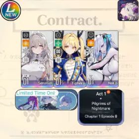 Chaos Zero Nightmare [LV10] GLOBAL| Sereniel + Tiphera + Narja | Tiphera + Sereniel + Narja |Selective Rescue Untouch |Starter account