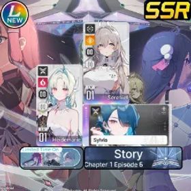Chaos Zero Nightmare [LV10] GLOBAL| Heidemarie + Partner Sylvia + Sereniel | Heidemarie + Sign Heidemarie + Sereniel |Selective Rescue Untouch |Starter account