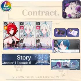 Chaos Zero Nightmare [Lv10] GLOBAL| Arabella + Heidemarie X2 + Partner Sylvia(Sign) |SelectiveRescueUntouch |Starter account