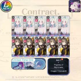 Chaos Zero Nightmare [Lv10] GLOBAL| Heidemarie X5 + Veronica X5 | Heidemarie E4 + Veronica E4 | Heidemarie Soul4 + Veronica Soul4 |Selective Rescue Untouch |Starter account