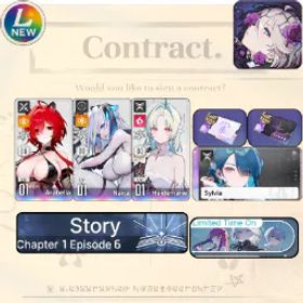 Chaos Zero Nightmare [Lv10] GLOBAL| Narja + Arabella + Heidemarie + Partner Sylvia (Sign) |SelectiveRescueUntouch |Starter account