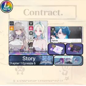 Chaos Zero Nightmare [LV10] Asia | Sereniel + Heidemarie + Partner | Sereniel + Heidemarie + Sign Sylvia |Selective Rescue Untouch |Starter account