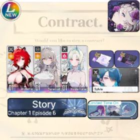 Chaos Zero Nightmare [Lv10] GLOBAL| Sereniel + Arabella + Heidemarie + Partner Sylvia (Sign) |SelectiveRescueUntouch |Starter account