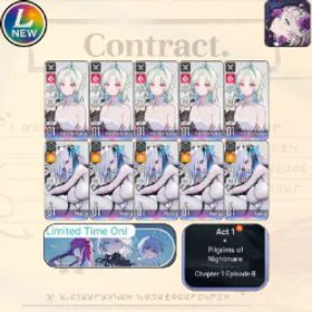 Chaos Zero Nightmare [Lv10] GLOBAL| Heidemarie X5 + Narja X5 | Heidemarie E4 + Narja E4 | Heidemarie Soul4 + Narja Soul4 |Selective Rescue Untouch |Starter account