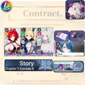 Chaos Zero Nightmare [Lv10] GLOBAL| Tiphera + Arabella + Heidemarie + Partner Sylvia (Sign) |SelectiveRescueUntouch |Starter account
