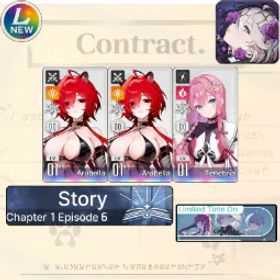 Chaos Zero Nightmare GLOBAL| Tenebria + Arabella X2 | Tenebria + Arabella + Arabella |SelectiveRescueUntouch |Starter account