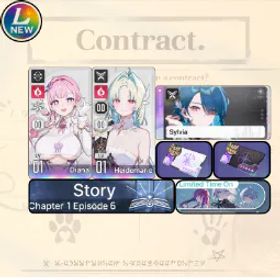 Chaos Zero Nightmare [LV10] Asia | Diana + Heidemarie + Partner | Diana + Heidemarie + Sign Sylvia |Selective Rescue Untouch |Starter account