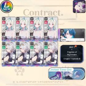Chaos Zero Nightmare [Lv10] GLOBAL | Heidemarie X4 + Sign Heidemarie + Nine X4 | Heidemarie E3 + Partner Sylvia + Nine E3 |Selective Rescue Untouch |Starter account
