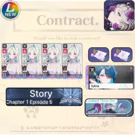 Chaos Zero Nightmare [LV10] GLOBAL | Heidemarie X4 + Sign Heidemarie | Heidemarie E3 + Partner Sylvia |SelectiveRescueUntouch |Starter account