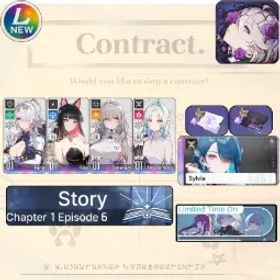 Chaos Zero Nightmare [Lv11] GLOBAL| Nine + Rita + Sereniel + Heidemarie + Partner Sylvia (Sign) |SelectiveRescueUntouch |Starter account