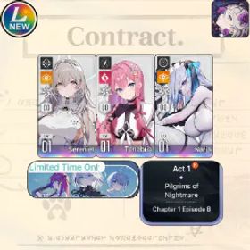 Chaos Zero Nightmare [LV10] GLOBAL| Sereniel + Tenebria + Narja | Tenebria + Sereniel + Narja |Selective Rescue Untouch |Starter account