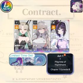 Chaos Zero Nightmare [Lv10] GLOBAL| Olga + Sereniel + Hilde | Sereniel + Olga + Hilde |SelectiveRescueUntouch |Starter account