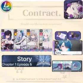 Chaos Zero Nightmare [Lv10] GLOBAL| Narja + Chizuru + Sereniel + Heidemarie + Partner Sylvia (Sign) |SelectiveRescueUntouch |Starter account