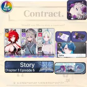 Chaos Zero Nightmare [Lv10] GLOBAL| Arabella + Adelheid + Heidemarie + Partner Sylvia (Sign) |SelectiveRescueUntouch |Starter account