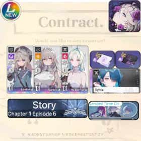 Chaos Zero Nightmare [Lv10] GLOBAL| Adelheid + Sereniel + Heidemarie + Partner Sylvia (Sign) |SelectiveRescueUntouch |Starter account