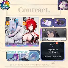 Chaos Zero Nightmare [Lv10] GLOBAL| Arabella + Sign Licinia (Partner Arabella) + Narja |SelectiveRescueUntouch |Starter account