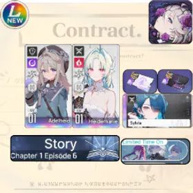 Chaos Zero Nightmare [LV10] GLOBAL| Adelheid + Heidemarie + Sylvia (Partner)| Adelheid + Heidemarie + Sign Heidemarie |Selective Rescue Untouch |Starter account
