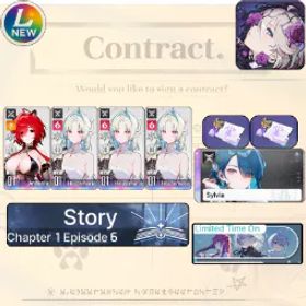 Chaos Zero Nightmare [Lv10] GLOBAL| Arabella + Heidemarie X3 + Partner Sylvia(Sign) |SelectiveRescueUntouch |Starter account