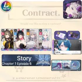 Chaos Zero Nightmare [LV10] GLOBAL| Rita + Veronica + Sereniel + Heidemarie + Partner Sylvia (Sign) |SelectiveRescueUntouch |Starter account
