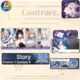 Chaos Zero Nightmare [Lv10] GLOBAL| Narja + Rita + Sereniel + Heidemarie + Partner Sylvia (Sign) |SelectiveRescueUntouch |Starter account