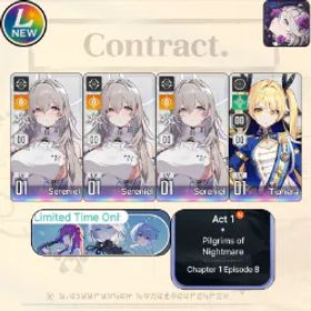 Chaos Zero Nightmare [LV10] GLOBAL| Sereniel x3 + Tiphera | Sereniel E2 + Tiphera |Selective Rescue Untouch |Starter account