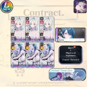 Chaos Zero Nightmare [LV10] GLOBAL | Narja X3 + Heidemarie X3 + Sign Heidemarie | Narja E2 + Heidemarie E2 + Partner Sylvia |SelectiveRescueUntouch |Starter account