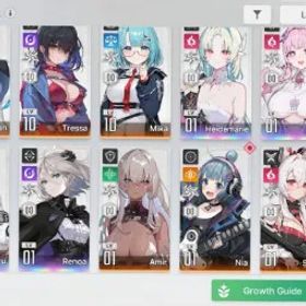 Chaos Zero Nightmare 🆙 LVL 11 🦸 HEIDEMARIE,DIANA,CHIZURU,HARU,RENOA 🎫 HERO & PARTNER SELECTION CARDS 🔑 FIRSTMAIL