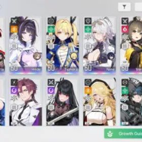 Chaos Zero Nightmare CZN Asia | Arabela E6S1 + Fei + Veronica + Tifira + Haidamari | 20,000 Gems | High Value Account